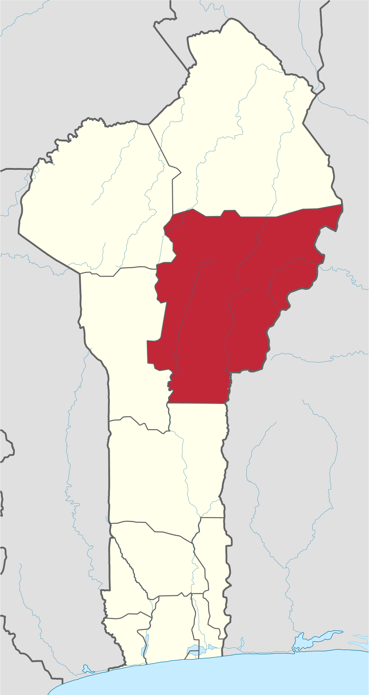 Das Departement Borgou
